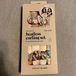 Kitsch satin heartless curling set - unopened
